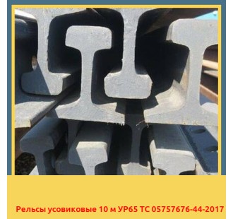 Рельсы усовиковые 10 м УР65 ТС 05757676-44-2017 в Туркестане
