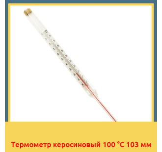 Термометр керосиновый 100 °С 103 мм в Туркестане