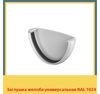 Заглушка желоба универсальная RAL 1024 в Туркестане